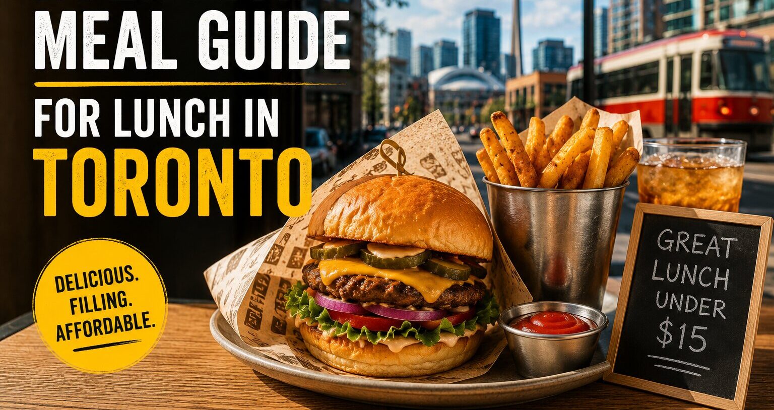 Everyday Meal Guide for Lunch Under $15 in Toronto